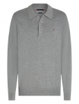 Tommy Hilfiger - Pima Org Ctn Cashmere Ls Polo - Pikkade varrukatega kootud polos&auml;rgid - XL