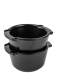 Peugeot - Appolia Duo Ramekin 11Cm Sort Satin - Ahjuvormid - 11 CM