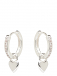 SN&Ouml; Of Sweden - Cute Crystal Pendant Ear S/Clear-Onesize - R&otilde;ngad - ONE SIZE