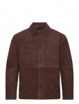 Selected - Slhrory Suede Overshirt - Nahk - XXL