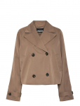 Pieces - Pcscarlett Ls Short Trenchcoat Noos Bc - Vihmamantlid - XXL