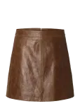 Selected - Slwjil Leather Hw Mini Skirt - L&uuml;hikesed seelikud - 44