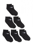 Nike - Nhn Swoosh 6Pk Infant Ankle So - Sokid - 92/104