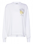 Ganni - Organic Cotton Long-Sleeve T-Shirt - Pikkade varrukatega - XS