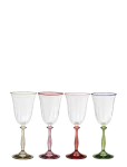 Anna + Nina - Toasts & Tales Optic Wine Glass Set Of 4 - Punase veini klaasid - ONE SIZE