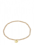 Pilgrim - Indie Bracelet Peach, Gold-Plated - P&auml;rlitega k&auml;ev&otilde;rud - ONE SIZE