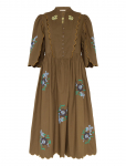 Stella Nova - Embroidered Loose Midi Dress - P&otilde;lveni ja midi - 40