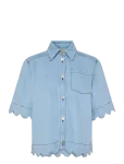 Stella Nova - Soft Denim Shirt - L&uuml;hikeste varrukatega - 42