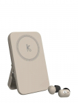 Kreafunk - Tocharge Go Powerbank & Earbuds - Chargers - 6.8X 1.65X 11.1CM