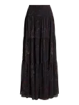 Lauren Ralph Lauren - Paisley Georgette Tiered Maxiskirt - Maksiseelikud - 40