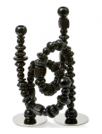 POLSPOTTEN - Candle Holder Beads - K&uuml;&uuml;nlajalad - L33X W12X H38CM