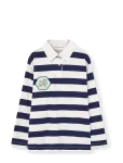 THE ANIMALS OBSERVATORY - Lionfish Kid Polo Shirt Navy - Pikkade varrukatega polos&auml;rgid - 4 Y