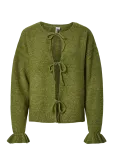 Pieces - Pcsally Rev Frill Cardigan Knit Noos Bc - Kardiganid - L