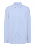 American Eagle - Perfect Blue Oversized Csc Yd Oxford Shirt - Oxfordi s&auml;rgid - L