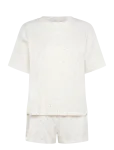Hunkem&ouml;ller - Pj Ss Short Co Jersey Print - Pidžaamad (komplektid) - M