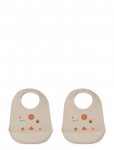 Liewood - Tilda Silicone Bib 2-Pack - Varrukateta pudip&otilde;lled - ONE SIZE