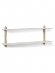 Gejst - Nivo Shelf F Light Oak/ White - Riiulid - ONE SIZE