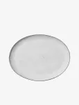 Broste Copenhagen - Plate Oval Nordic Sand - Praetaldrikud - &Oslash; 26 CM