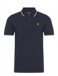 Lyle & Scott - Tipped Polo Shirt - L&uuml;hikeste varrukatega - XS