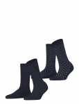 Esprit Socks - Fine Dot 2-Pack Sustainable With Pattern - Tavalised sokid - 39-42