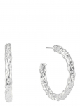 Bud To Rose - Ridge Large Hoop Earring Gold - R&otilde;ngad - ONE SIZE