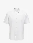 ONLY & SONS - Onscaiden Life Ss Solid Linen Blend Noos - L&uuml;hikeste varrukatega - M