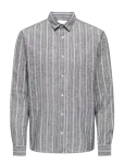ONLY & SONS - Onscaiden Life Ls Stripe Linen Noos - Vabaaja - M