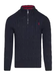Ralph Lauren Kids - Cable-Knit Cotton Quarter-Zip Sweater - Pulloverid - 138-149