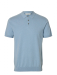 Selected - Slmberg Ss Knit Polo Noos - L&uuml;hikeste varrukatega kootud polos&auml;rgid - XXL