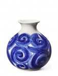 K&auml;hler - Tulle Vase H10.5 Cm Bl&aring; - Small Vases - H10.5CM