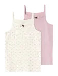 Name It - Nkfstrap Top 2P Buttercream Floral Noos - Varrukateta - 134-140