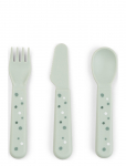 Done By Deer - Foodie Cutlery Set Happy Dots - S&ouml;&ouml;giriistad - ONE SIZE