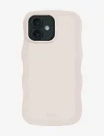 Holdit - Wavy Case Light Beige - Telefoni&uuml;mbrised - IPHONE 12-12PRO