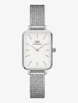 Daniel Wellington - Quadro 20X26 Pressed Sterling S White - Analoogkellad - 20X26MM