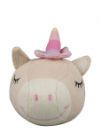 Barbo Toys - Knitted Balls With A Bell - Unicorn - Pehmed loomad - ONE SIZE