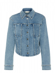 Kaffe - Kadorina Denim Shirt - L&uuml;hikesed teksap&uuml;ksid - 40