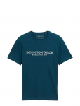 Tom Tailor - Printed T-Shirt - L&uuml;hikeste varrukatega - L