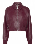Calvin Klein Jeans - A-Cropped Crinkle Faux Leather B - Nahk - XXS