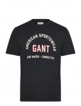 GANT - Printed Graphic Ss T-Shirt - L&uuml;hikeste varrukatega - L