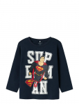 Name It - Nmmjunes Superman Nreg Ls Top Wab - Pikkade varrukatega T-s&auml;rgid - 92