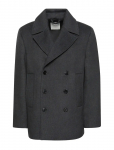 Calvin Klein - Ls Dbl Face Concrete Peacoat - Villased mantlid - L