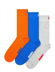 Happy Socks - 3-Pack Solid Socks - Tavalised sokid - 36-40