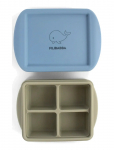 Filibabba - Baby Food Freezer Tray 4X65 Ml - 2-Pack - Ocean Mix - Beebitoidu konteinerid - ONE SIZE