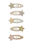 Mimi & Lula - 5 Clic Clacs - Mini Stellina Shimmer Enchanted - Juukseklambrid - ONE SIZE