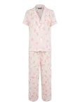 Lauren Ralph Lauren Homewear - Lrl S/S Notch Collar Ankle Pant Pj - Pidžaamad (komplektid) - XS