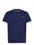 Fred Perry - Twin Tipped T-Shirt - L&uuml;hikeste varrukatega - S
