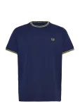 Fred Perry - Twin Tipped T-Shirt - L&uuml;hikeste varrukatega - S