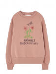 THE ANIMALS OBSERVATORY - Flowers Dusty Coral Bear Sweatshirt - Dressipluusid - 6 Y