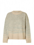 Selected - Slfalva Ls Knit Structure O-Neck - Džemprid - XL