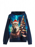 Lindex - Sweatshirt Hood Christmas Ai - Kapuutsiga pusad - 146/152